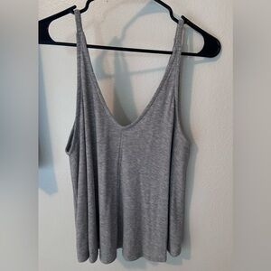 Free People Women’s Dani Ribbed Tank Top Gray Size Medium